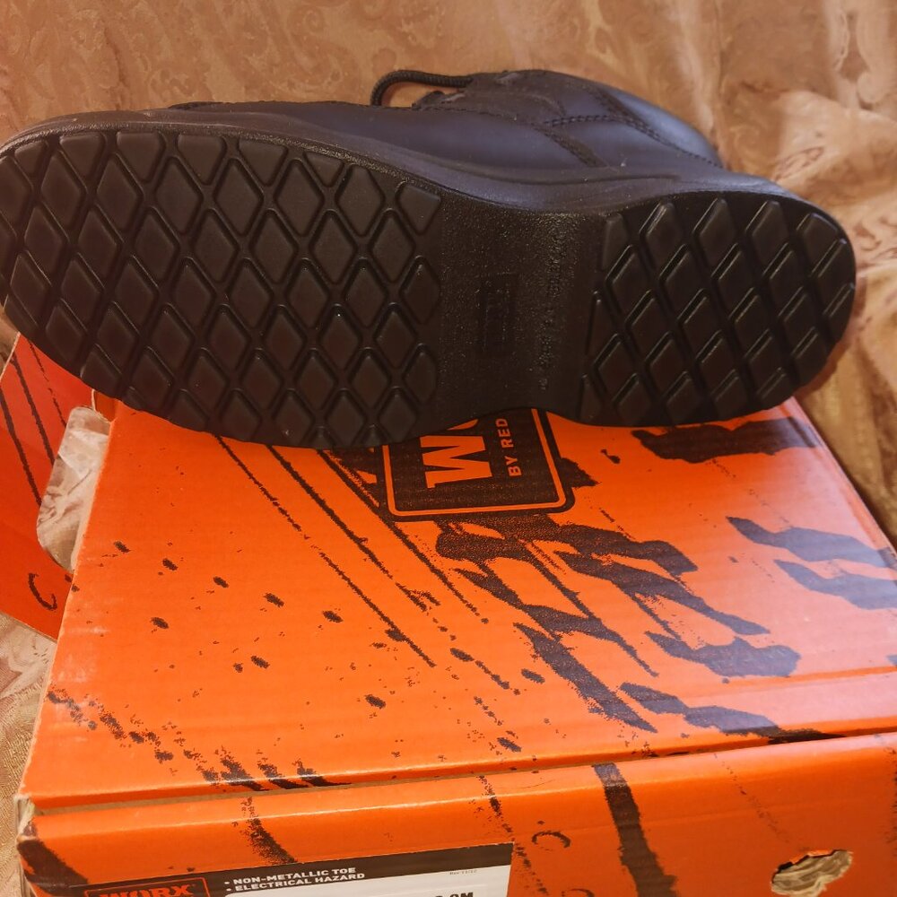 Worx By Red Wing Men's Safety Shoes Sized 10 Ww - Picture 3 of 4
